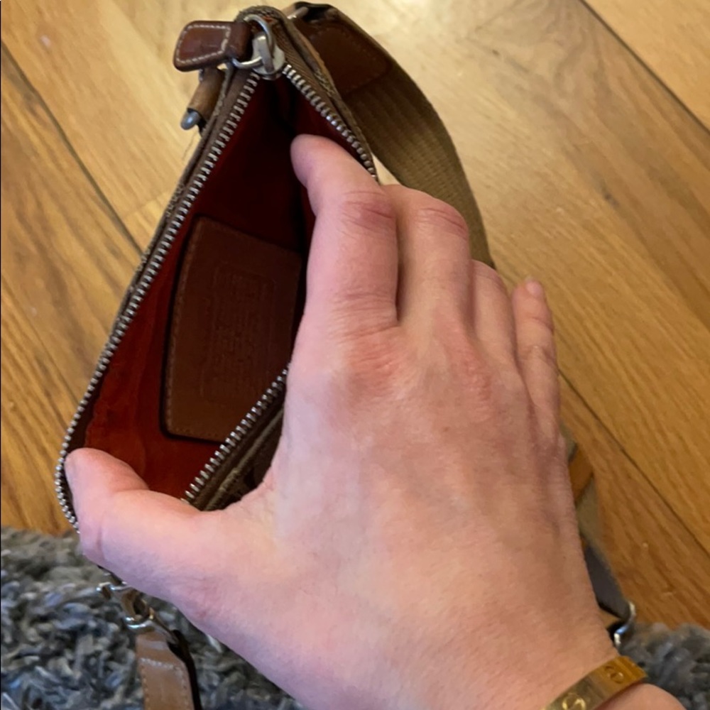 100% Authentic Coach Material Rectangular Crossbo… - image 7